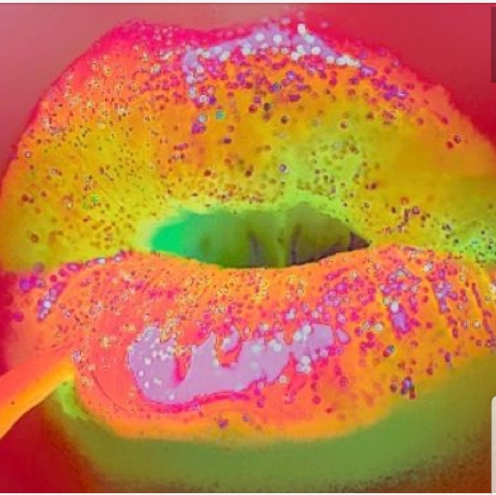 NEON YELLOW Medusa Makeup Glitter Pot NWT